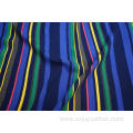 100% Viscose High Twist Crepe Stripe Print Fabric